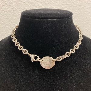 Please Return to Tiffany and Co. New York Silver Choker